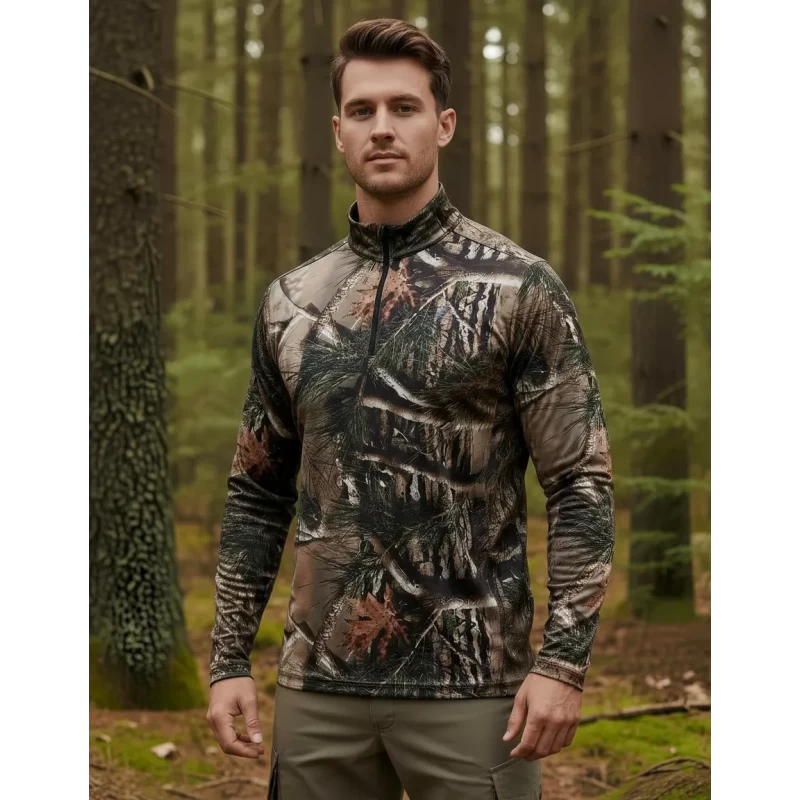 Buzo Body Style Camuflado Real 3D - Lycra Microesmerilada UV