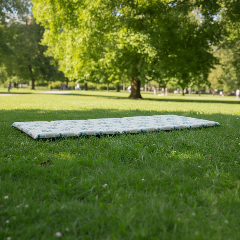 Colchoneta Plegable Campinox - 6 Panes - 1,65 mts - Ideal Camping y Relax - Imagen 3