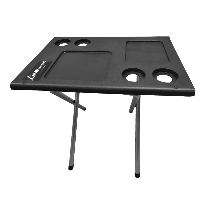 Mesa Plegable de Aluminio Campinox - Liviana y Desmontable - 55x45cm - Imagen 6