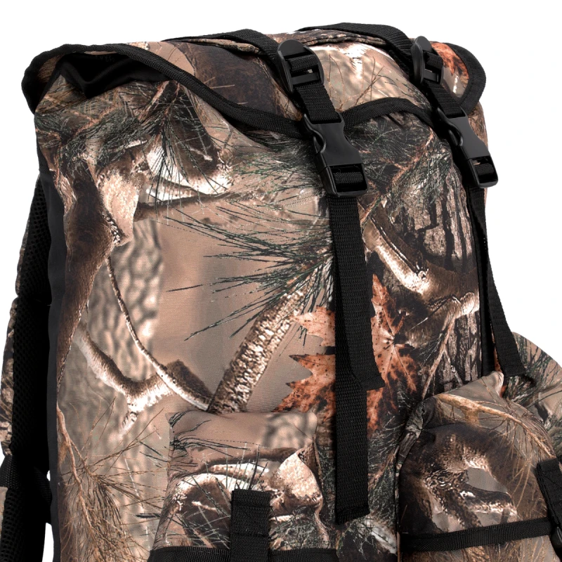 Mochila Comando 55 Litros - Camuflado Real 3D - Reforzada y Ergonómica - Imagen 5