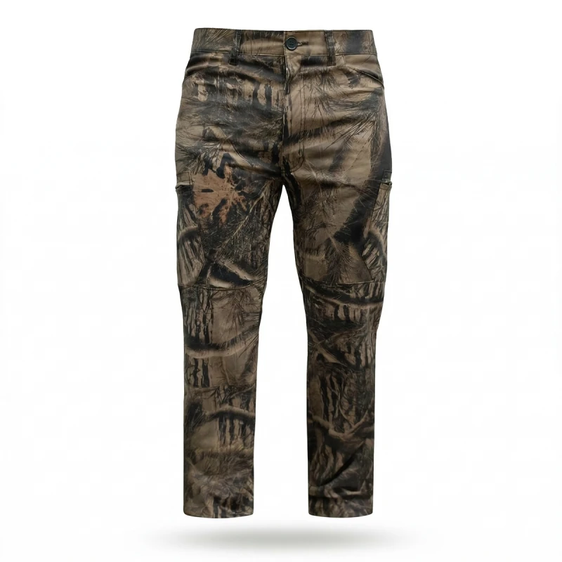 Pantalón Táctico - Camuflado Real 3D - Gabardina con Spandex - Imagen 2