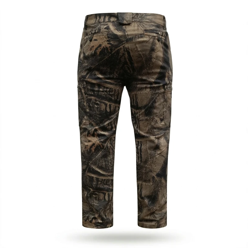 Pantalón Táctico - Camuflado Real 3D - Gabardina con Spandex - Imagen 3