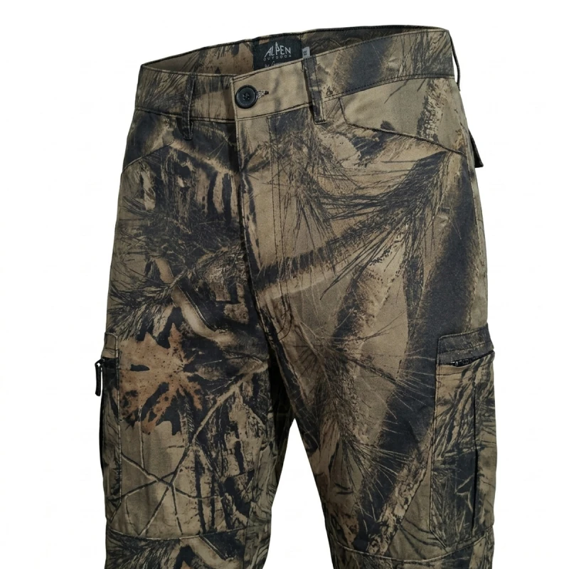 Pantalón Táctico - Camuflado Real 3D - Gabardina con Spandex - Imagen 5