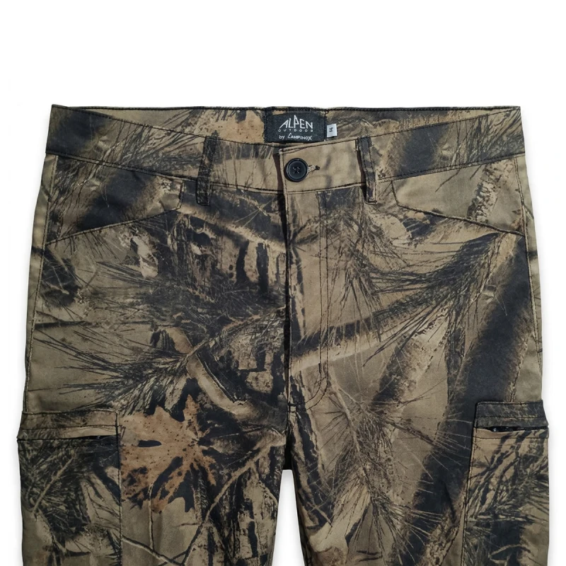 Pantalón Táctico - Camuflado Real 3D - Gabardina con Spandex - Imagen 8