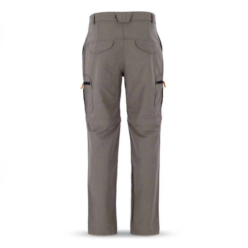 Pantalón Trekking Desmontable Alpen Outdoor - Mini Rip Stop - 2 en 1 - Gris - Imagen 3