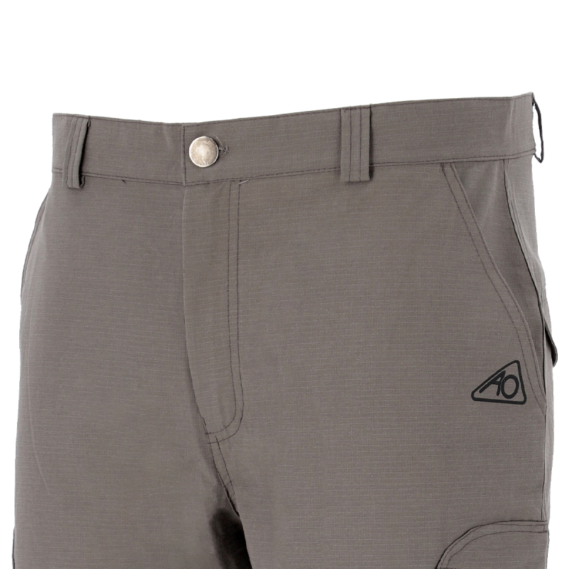 Pantalón Trekking Desmontable Alpen Outdoor - Mini Rip Stop - 2 en 1 - Gris - Imagen 6