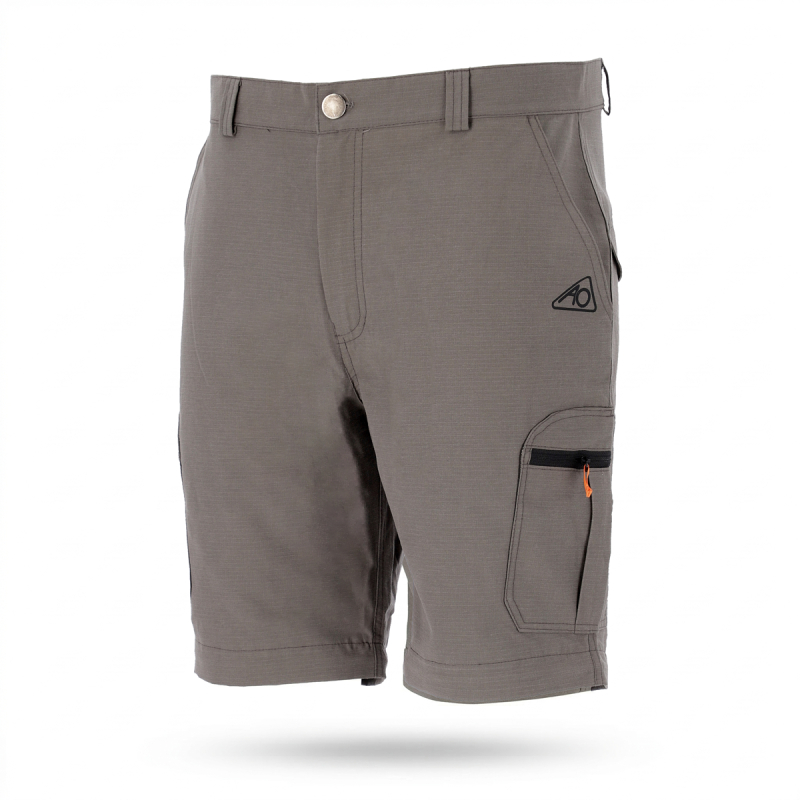 Pantalón Trekking Desmontable Alpen Outdoor - Mini Rip Stop - 2 en 1 - Gris - Imagen 9