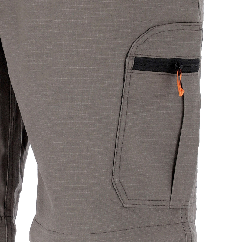 Pantalón Trekking Desmontable Alpen Outdoor - Mini Rip Stop - 2 en 1 - Gris - Imagen 10