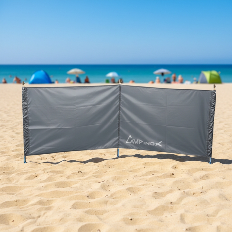 Paraviento Campinox Nylon Aluminizado con Fijado Rápido - 3.00 mts - Imagen 2