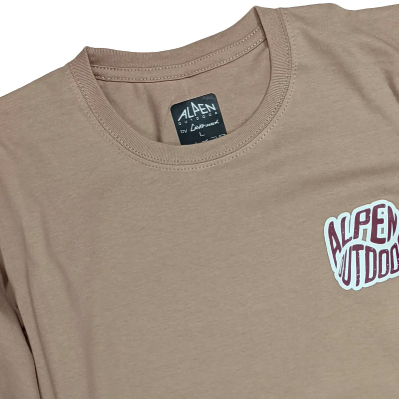 Remera Unisex Alpen Outdoor Coyote - Imagen 6