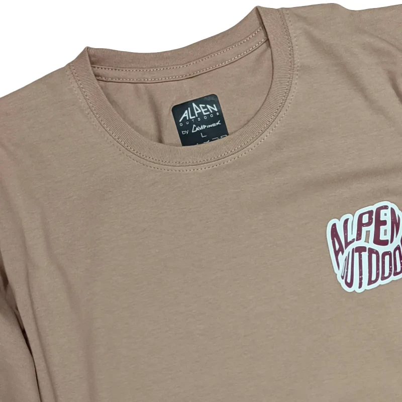 Remera Unisex Alpen Outdoor Coyote - Imagen 6
