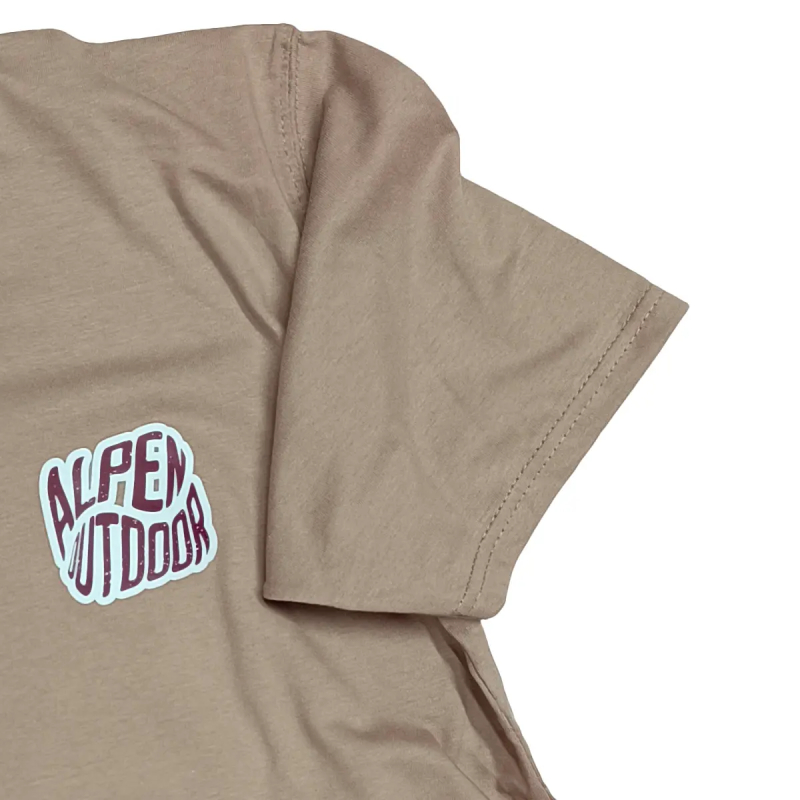 Remera Unisex Alpen Outdoor Coyote - Imagen 5
