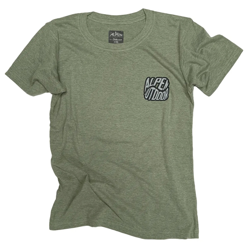 Remera Unisex Alpen Outdoor Verde - Imagen 3