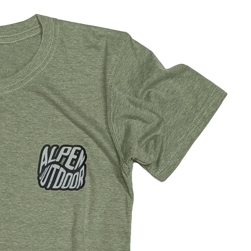 Remera Unisex Alpen Outdoor Verde - Imagen 4