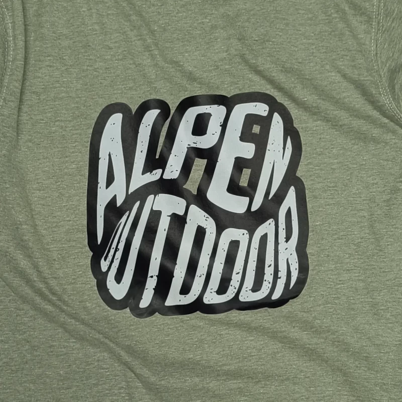 Remera Unisex Alpen Outdoor Verde - Imagen 6