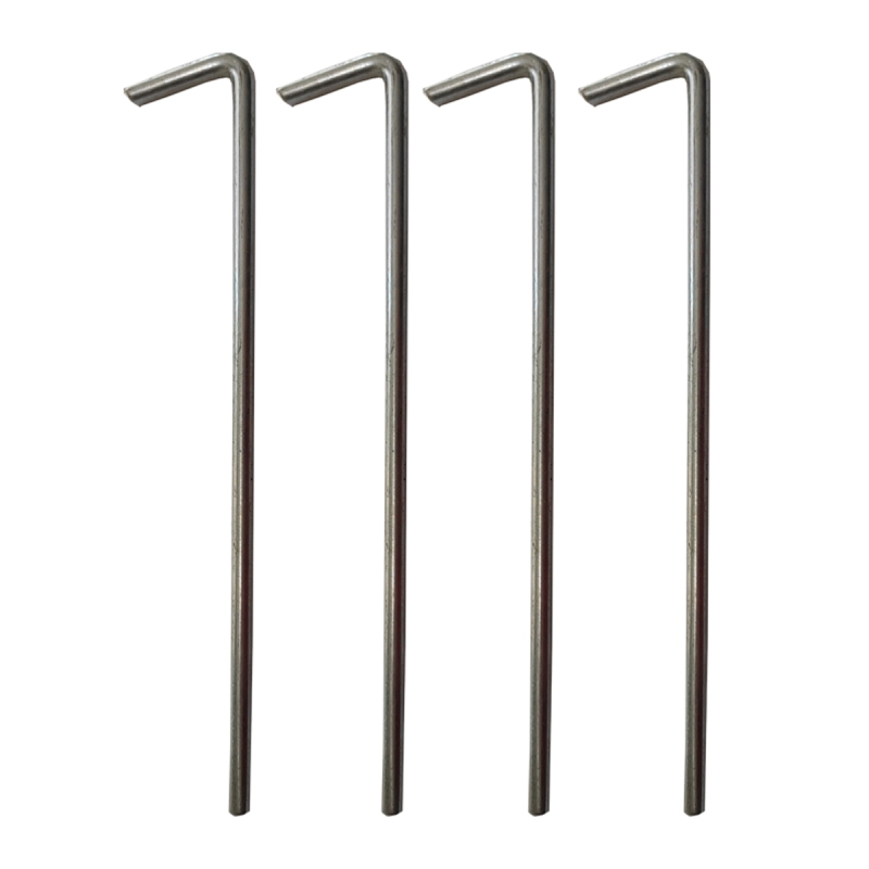 Kit de Estacas para Carpa Iglú Campinox - Hierro Reforzado 20cm (4 unidades) - Imagen 2