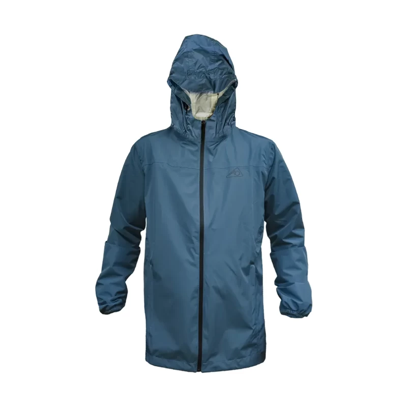 Rompeviento Alpen Outdoor Iguazú - Azul Petróleo - Impermeable y Ultra Liviano - Imagen 2