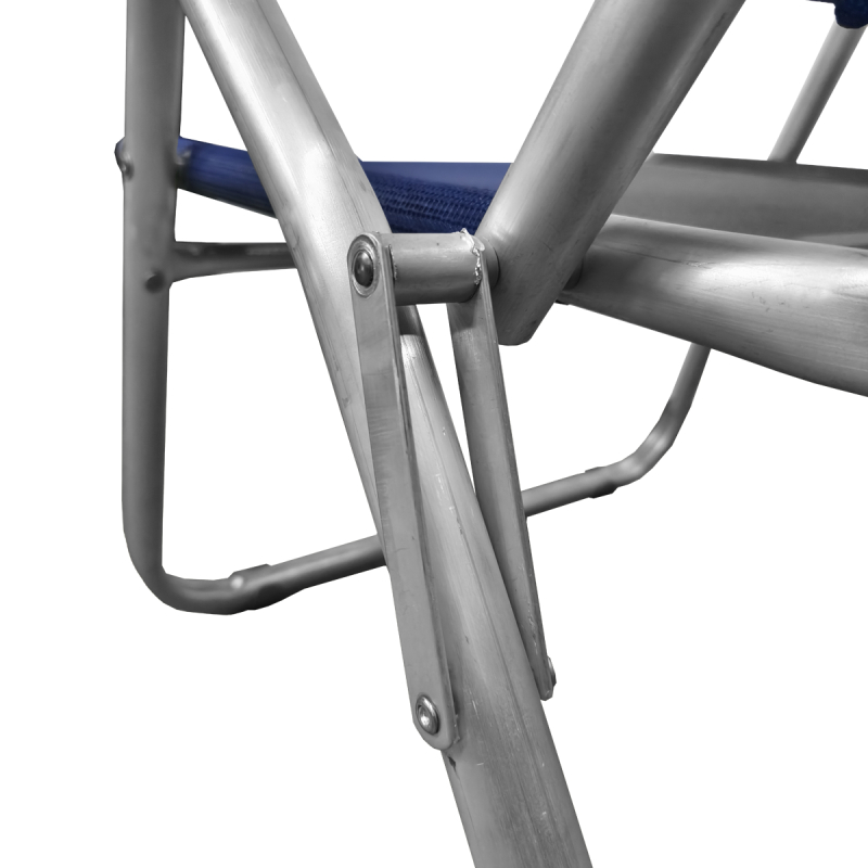 Sillon de Aluminio Confort Plus Campinox - 5 Posiciones - Soporta 140kg - Imagen 4