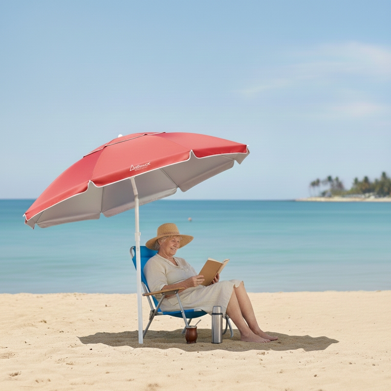 Sombrilla Classic 2.00 metros rojo