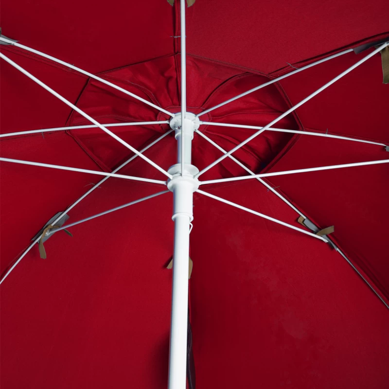 Sombrilla de Lona Campinox 1.80 Fija - Estructura de Hierro y Reforzada - Imagen 3