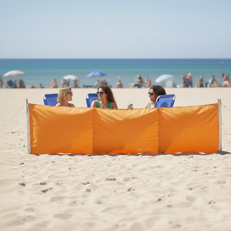 Paravientos nylon aluminizado 4 metros Campinox