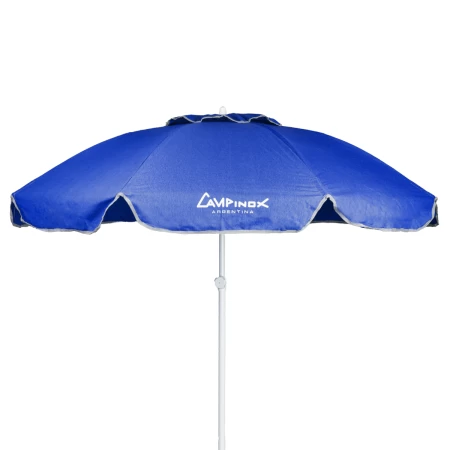 Sombrilla de Lona 2.00 Fija Azul Campinox