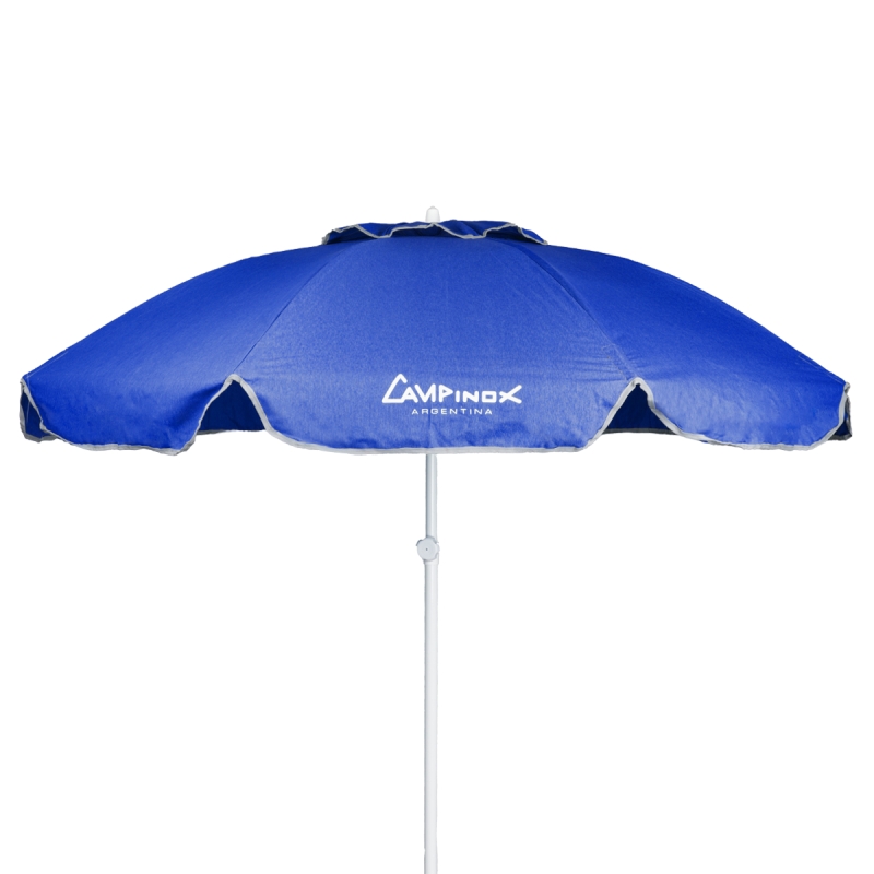 Sombrilla de Lona 2.00 Fija Azul Campinox