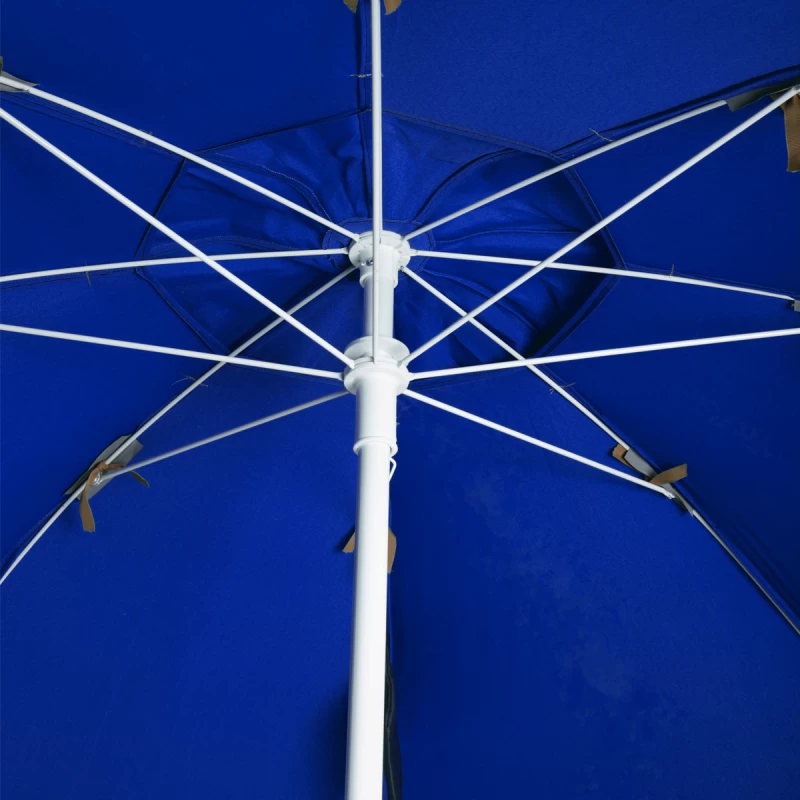 Sombrilla de Lona Campinox 2.00 Fija - Estructura de Hierro y Varillas Reforzadas - Imagen 3