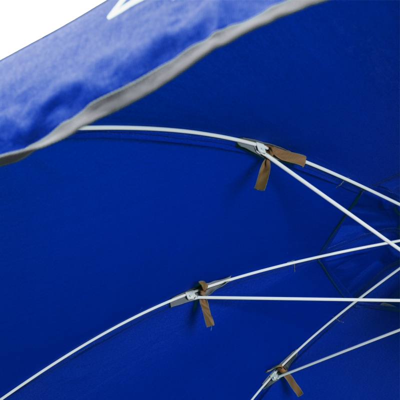 Sombrilla de Lona Campinox 2.00 Fija - Estructura de Hierro y Varillas Reforzadas - Imagen 4