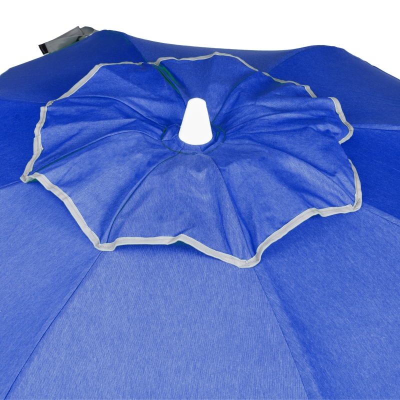 Sombrilla de Lona Campinox 2.00 Fija - Estructura de Hierro y Varillas Reforzadas - Imagen 5