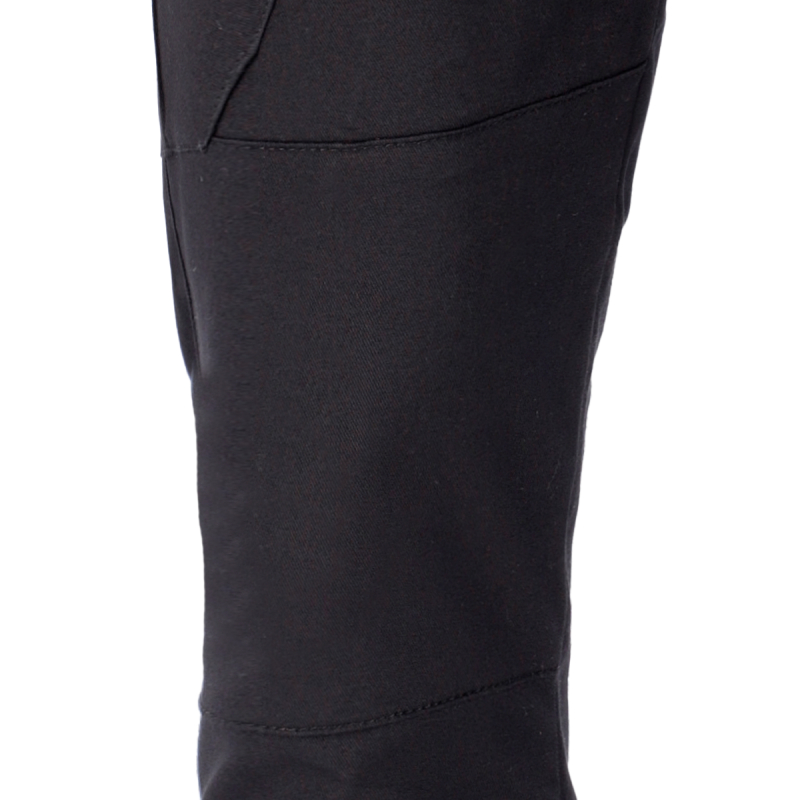 Pantalón Táctico - Gabardina con Spandex - Negro - 6 Bolsillos - Imagen 6