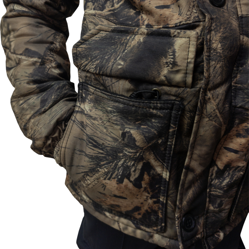 Parca Pampa Alpen Outdoor - Camuflado Real 3D - Interior Símil Corderito - Imagen 7