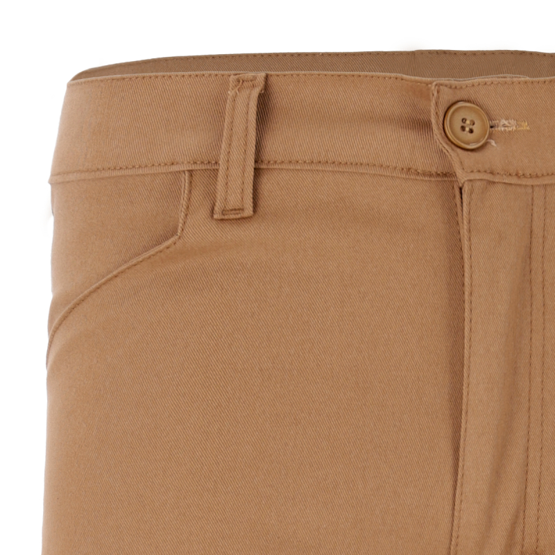 Pantalón Táctico - Gabardina con Spandex - Coyote - 6 Bolsillos - Imagen 7