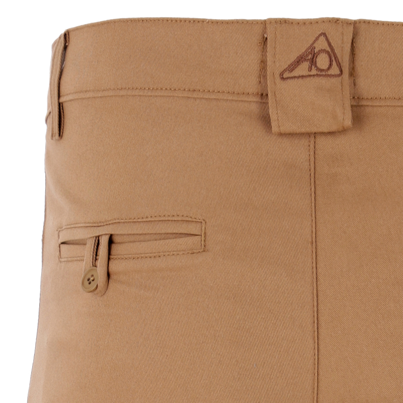 Pantalón Táctico - Gabardina con Spandex - Coyote - 6 Bolsillos - Imagen 6