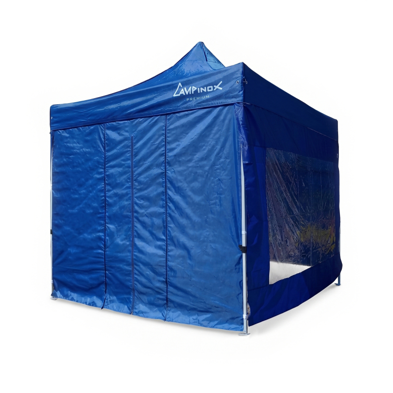 Kit de 4 Paredes Gazebo Premium 3x3 (2 Cristal, 1 Ciega y 1 Puerta) - Imagen 2