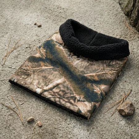 Cuello térmico softshell Camu Real 3D con corderito Alpen Outdoor
