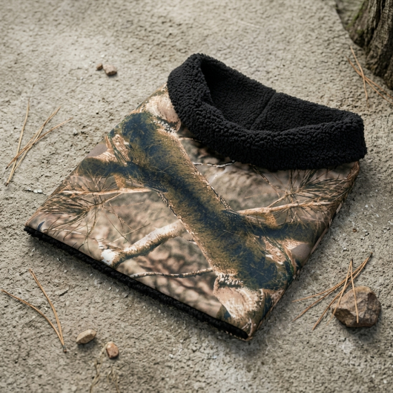 Cuello térmico softshell Camu Real 3D con corderito Alpen Outdoor