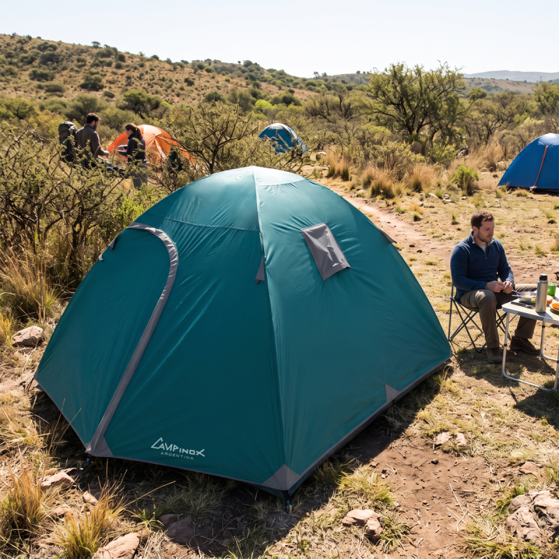 Carpa Iglú Choique 2 Personas Campinox - Mini Ripstop 2.000mm PU - Imagen 2